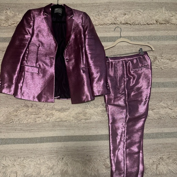 Purple Sparkle Suit Set - Picture 2 of 4